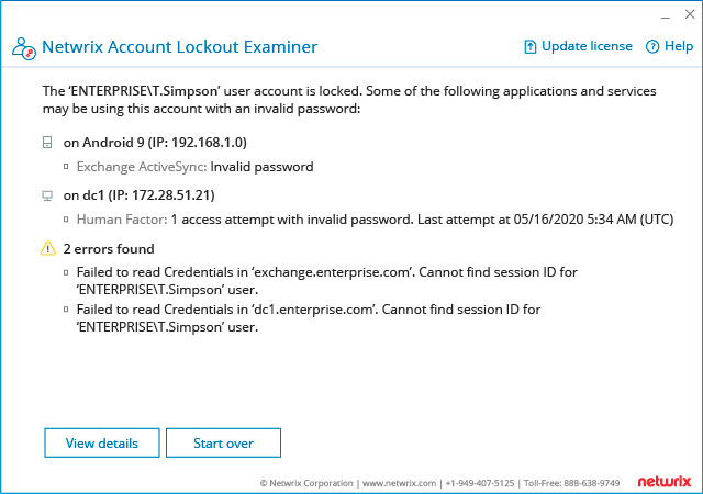 Account Lockout Examiner