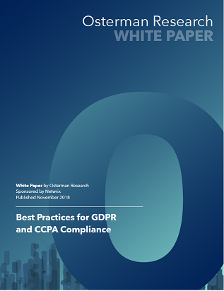 Best Practices for GDPR and CCPA Compliance